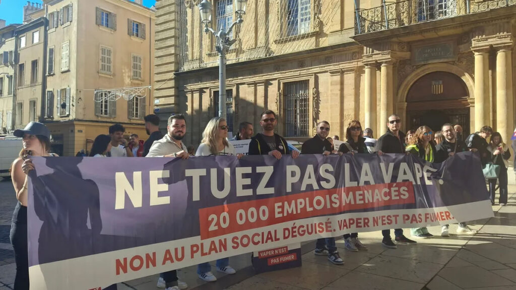 France Vape Protest